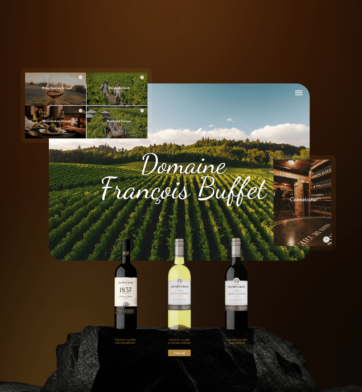 Modern Digital Experience Redesign for Domaine François Buffet's Historic Wine Estate