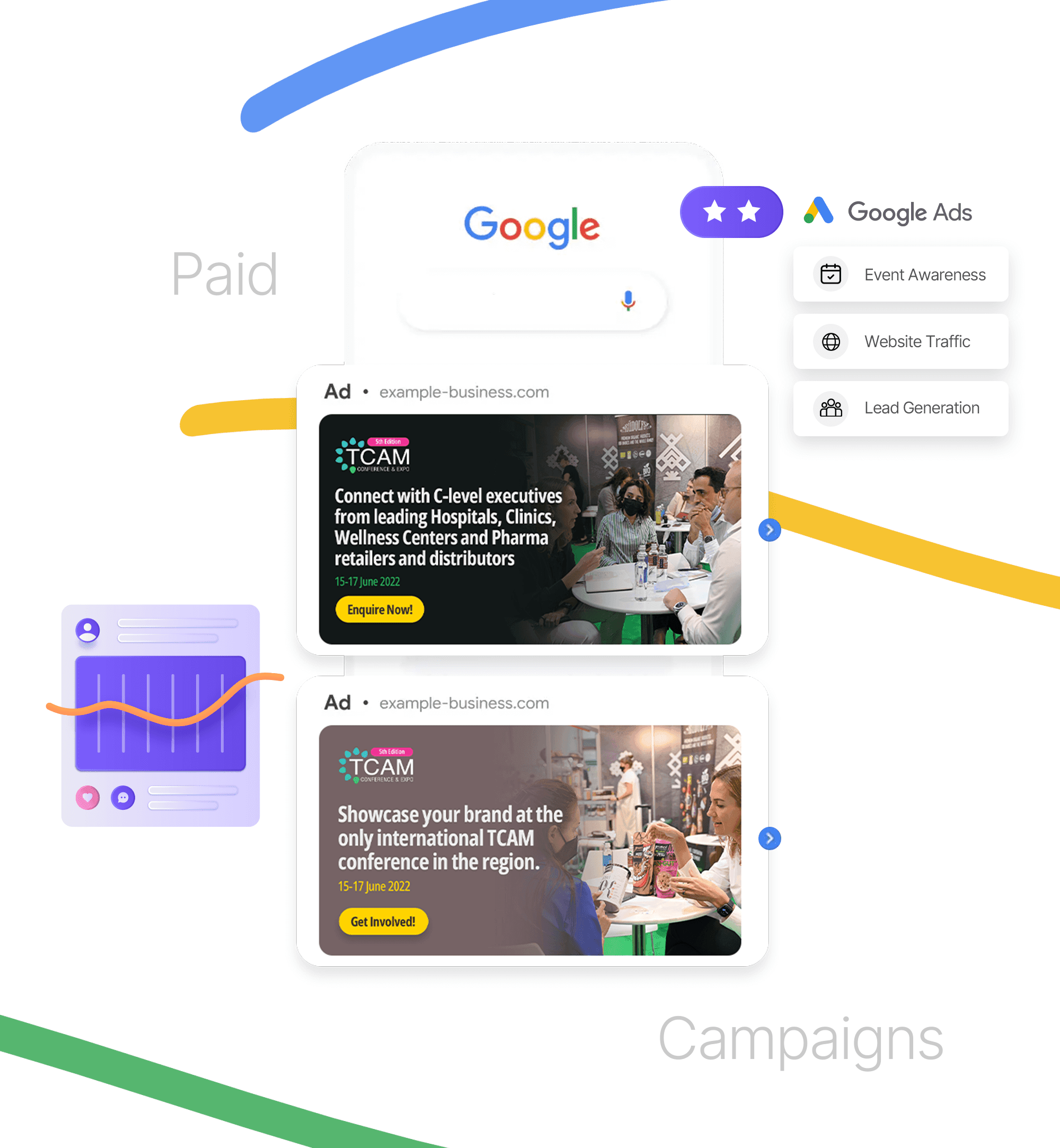 Multi-Channel Google Ad Campaigns Drives Global Attendance for TCAM Arabia Conference