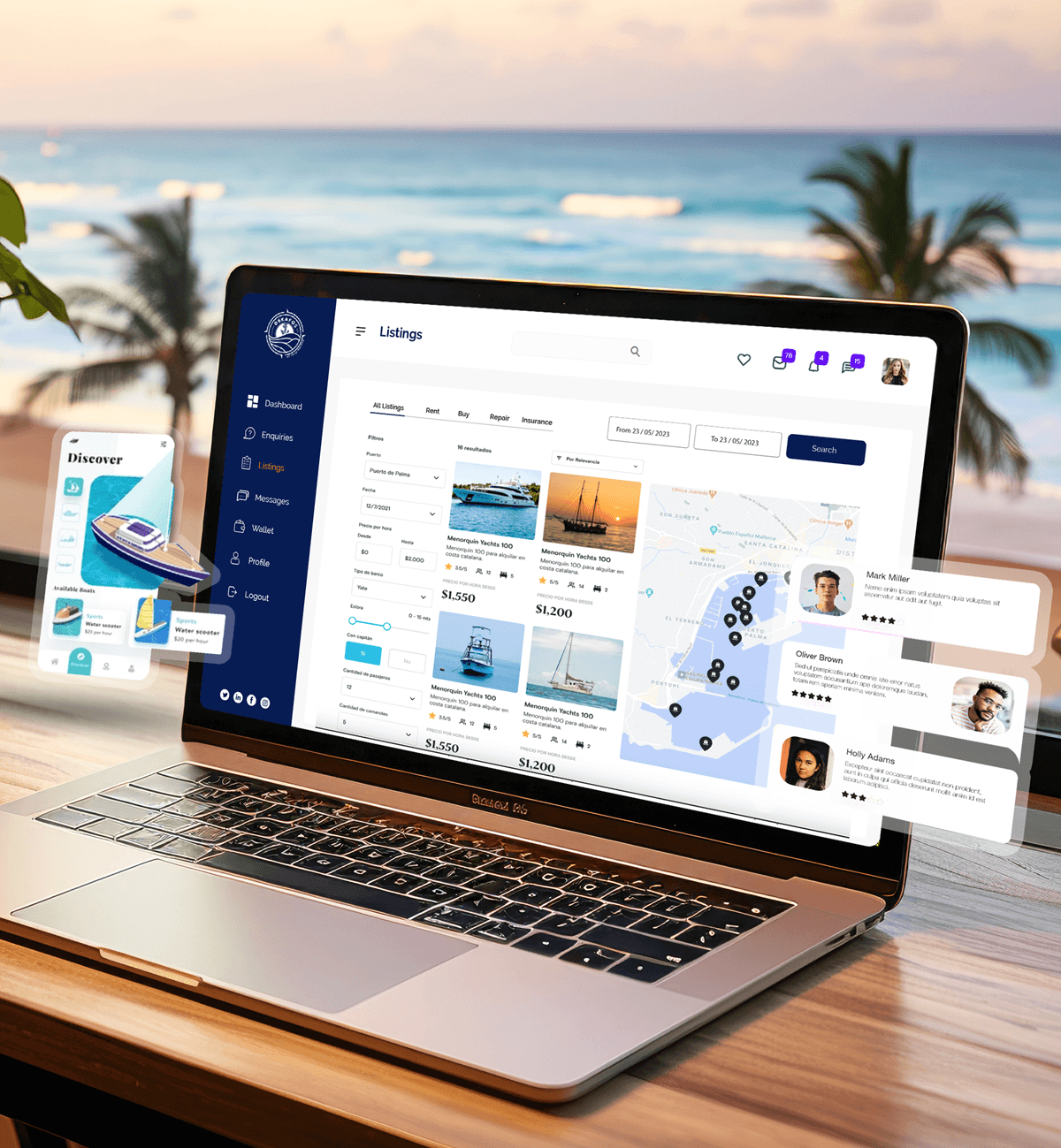 Product Strategy & UX Design for DESKAFOS Maritime Marketplace Platform