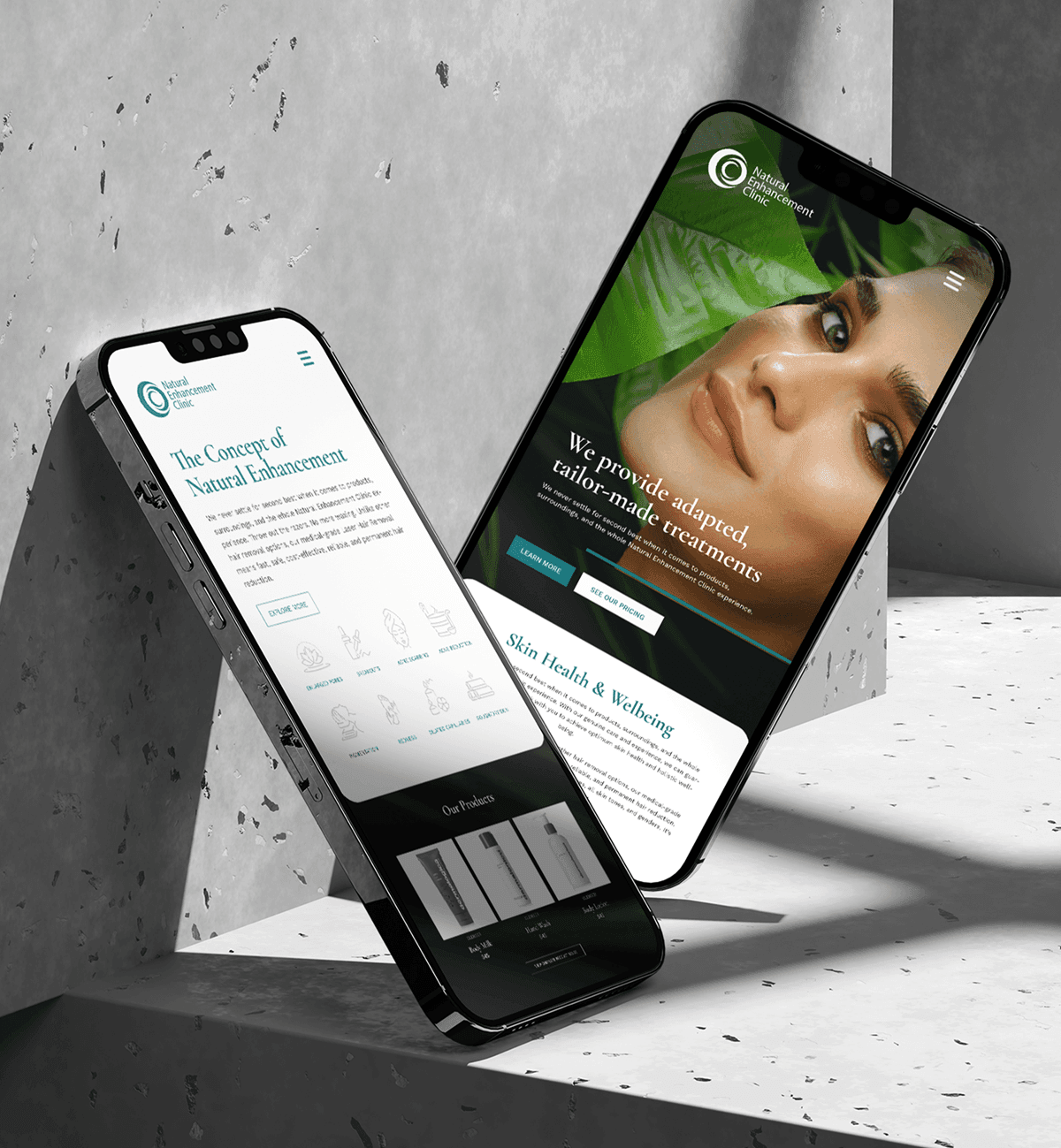 Redesigning Natural Enhancement Clinic's Digital Presence: 63% Increase in Patient Bookings