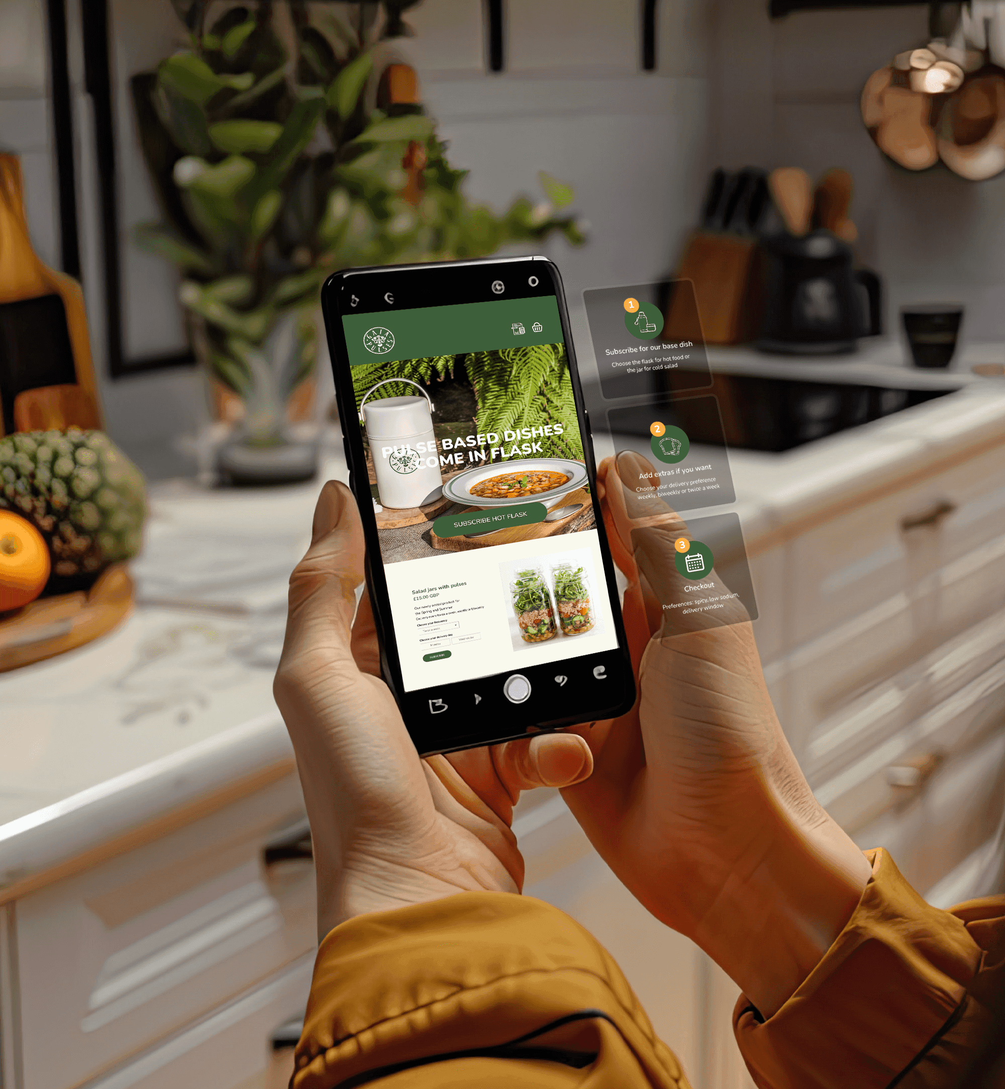 Streamlined 3-Step Meal Subscription Flow Boosts Gaia Pulses' Conversion Rate by 42%